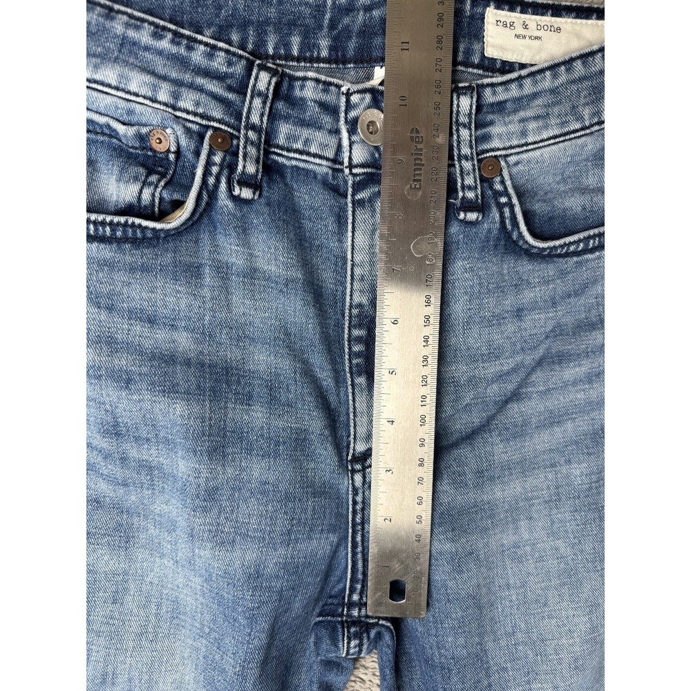 Rag & Bone Nina High Rise Skinny Jeans Women 27 Medium Wash Denim - Picture 8 of 10
